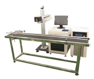 China Linha de produção máquina da marcação do laser da fibra para o bronze, materiais de cobre fornecedor