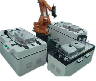 China Máquina de soldadura automática do laser com o braço do robô de ABB para a banca da cozinha de aço inoxidável fornecedor